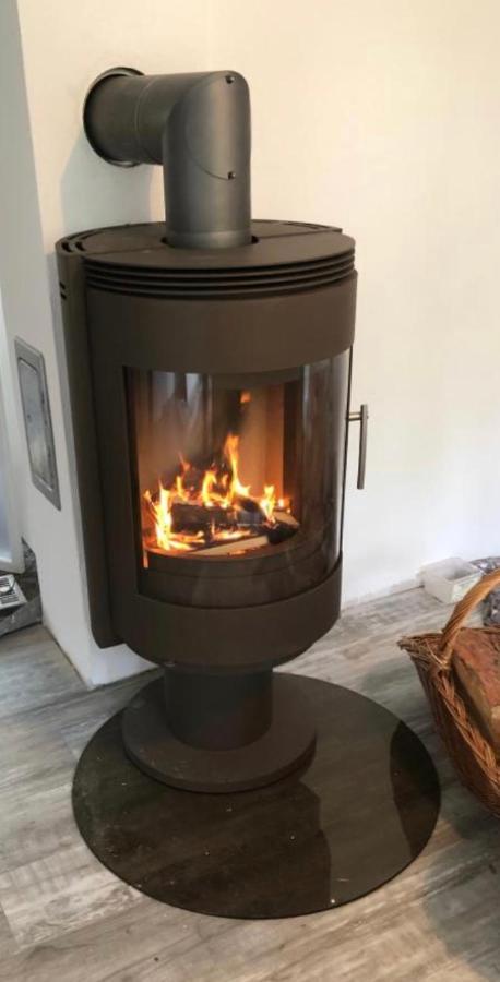 Petersdorf  Ferienhaus Reetdach 1300Qm Privatgrundstueck Bootssteg Sauna Templin Luebbesee Uckermark Erholung Pur Seenplatte מראה חיצוני תמונה